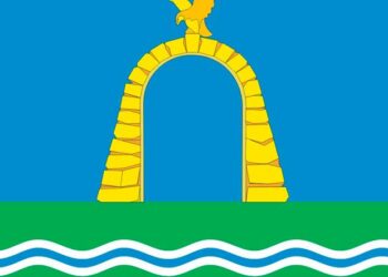 Флаг города Батайска Ростовская область.