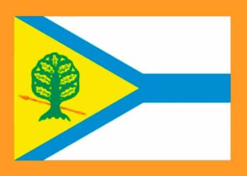 Флаг Красносулинского района Ростовской области