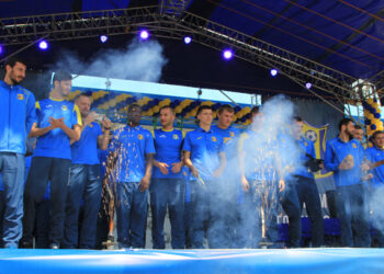 Чествование ФК Ростов