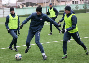 Армейцы на тренировке в Крымске