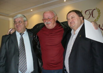 В Азове: Лом-Али Ибрагимов, Сослан Бураев, Николай Сардак