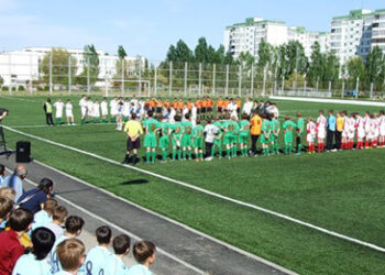 Новое футбольное поле ДЮСШ-5 Волгодонска