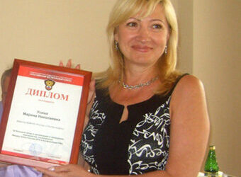 Женщина в футболе Марина Усина