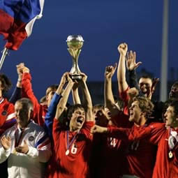 14 мая 2006 Люксембург Чемпионат Европы не старше 18 лет Сборная России Сборная Чехии 22 пенальти 54 Радость россйских победителей