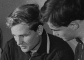 На снимке: Юрий Мосалёв (слева) и его одноклубник ЮрийШикунов в Олимпийской сборной СССР