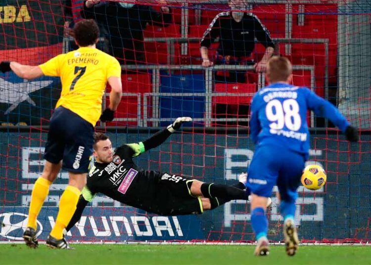 Еременко не забил пенальти Акинфееву уже второй раз