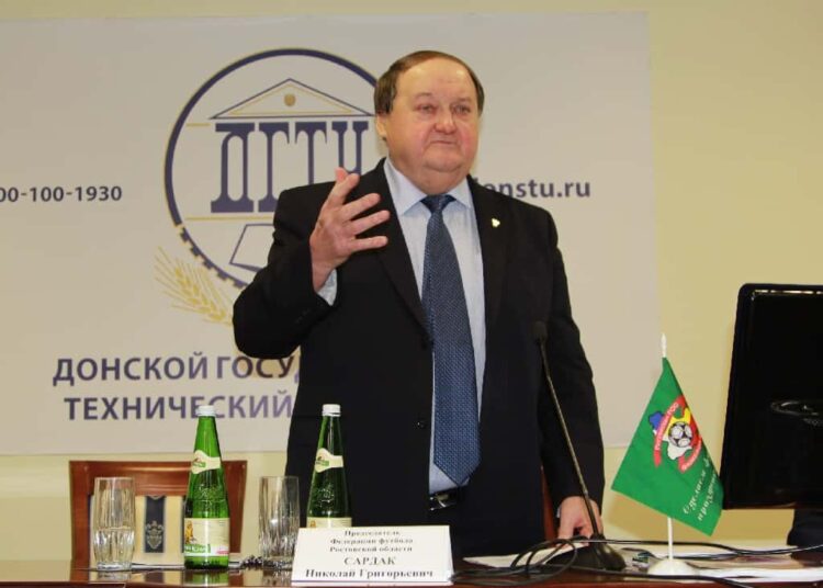 Николаю Сардаку исполнился 71 год Поздравляем Футбол ЮФОСКФО Николай Сардак отмечает день рождения 71 год