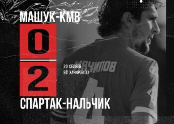 Машук-КМВ - Спартак-Нальчик - 0-2 (08.09.2023)