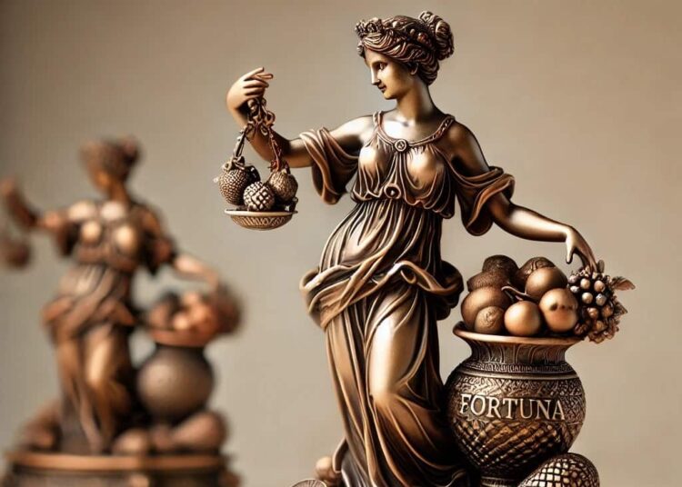 Статуэтка фортуна это древнеримская богиня изобилия Футбол ЮФОСКФО Фигурка Фортуна древнеримская богиня изобилия