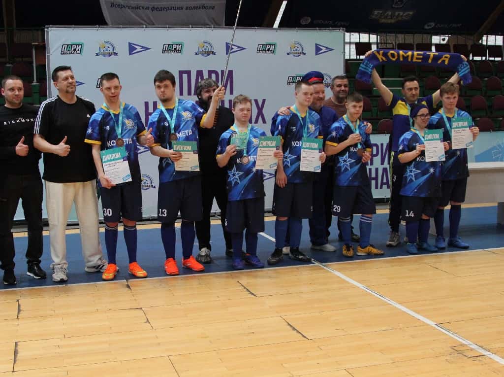 ростовская комета Футбол ЮФОСКФО Ростовская Комета завоевала бронзу на Кубке для особенных футболистов